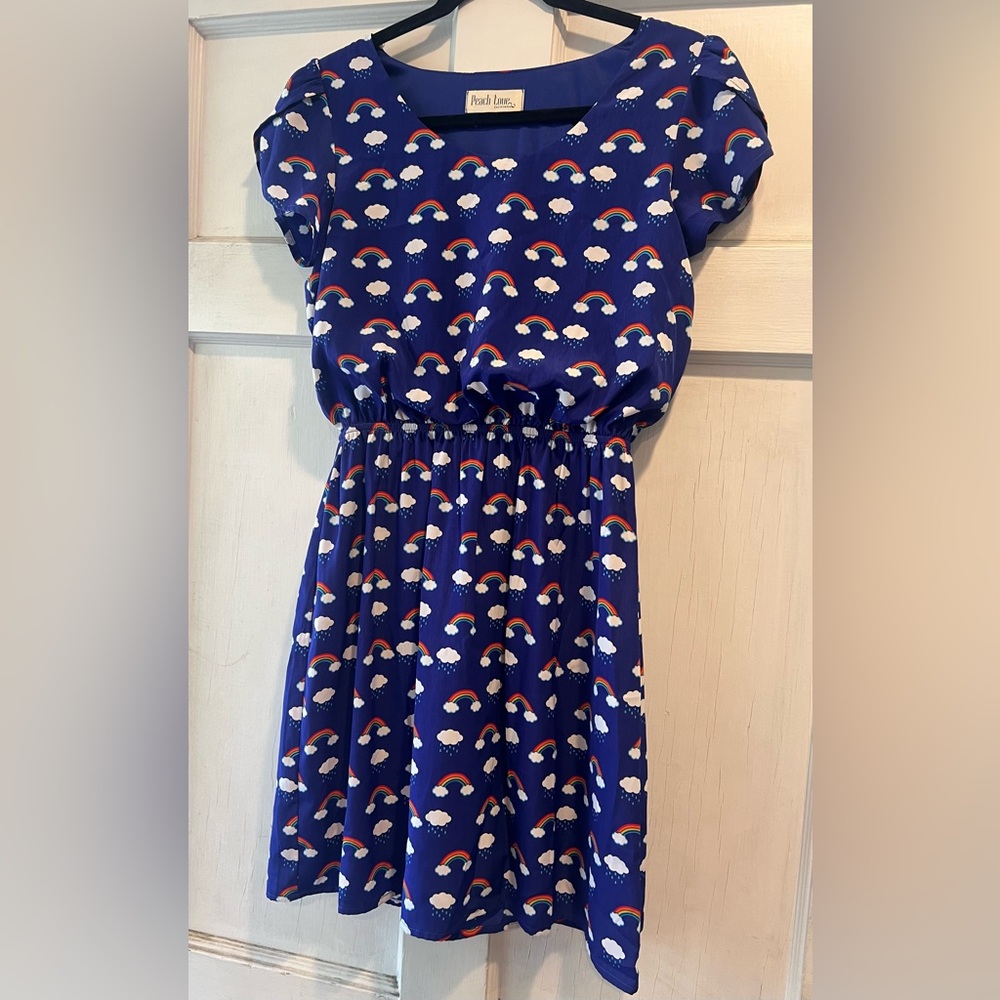 Midi Rainbow Dress - Sleeveless S-M